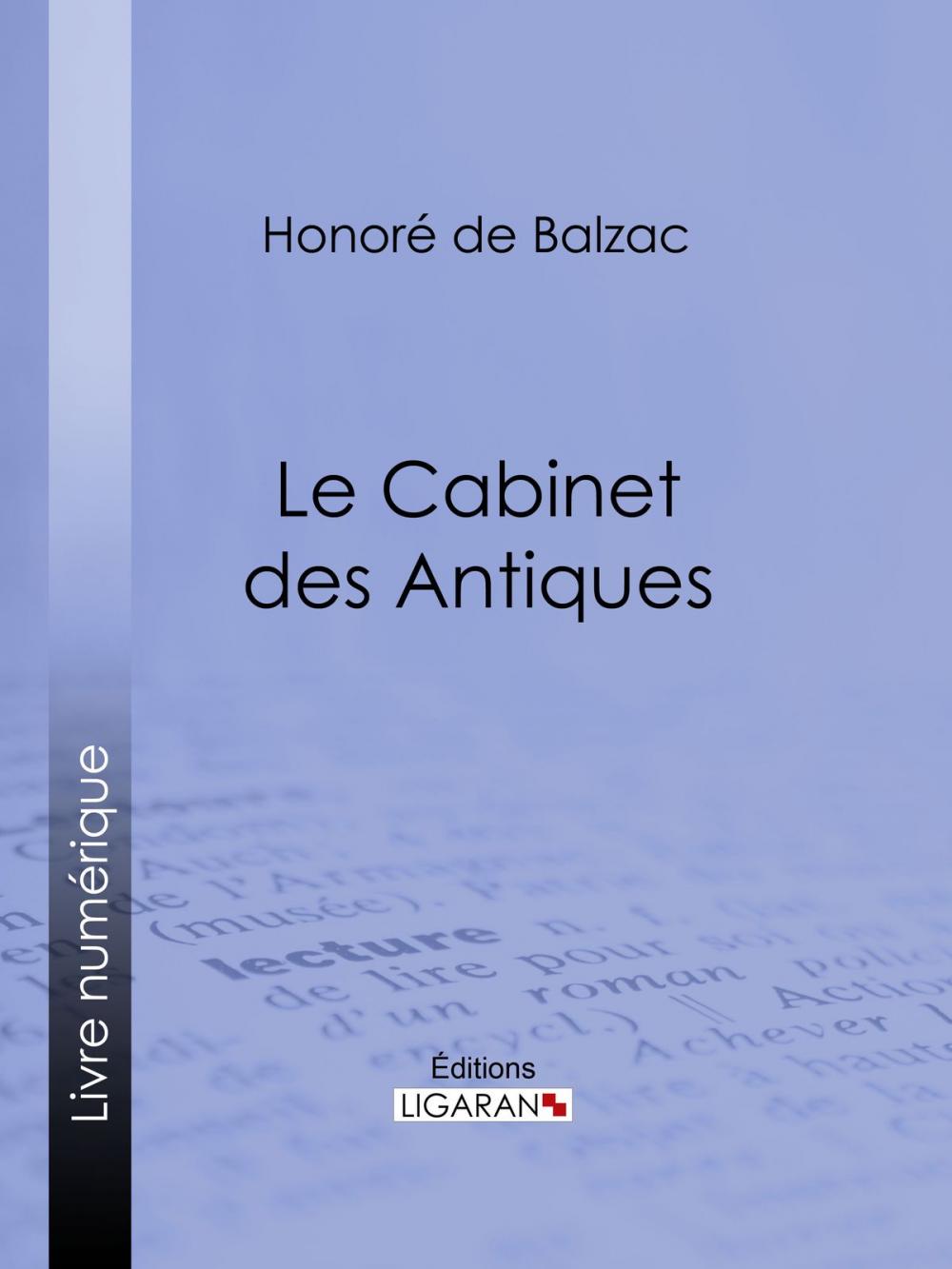 Big bigCover of Le Cabinet des Antiques