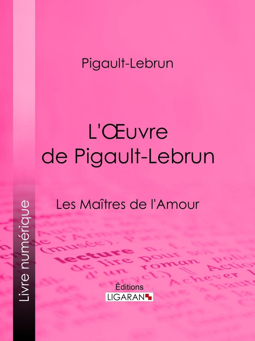 Big bigCover of L'Oeuvre de Pigault-Lebrun