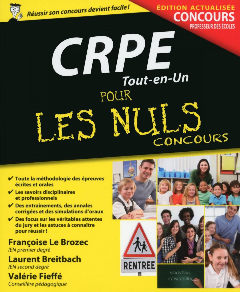 Big bigCover of CRPE Pour les Nuls, nouvelle édition