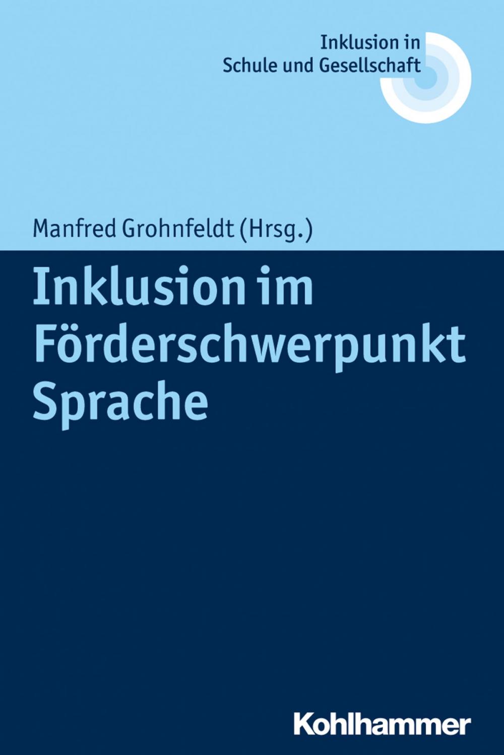 Big bigCover of Inklusion im Förderschwerpunkt Sprache