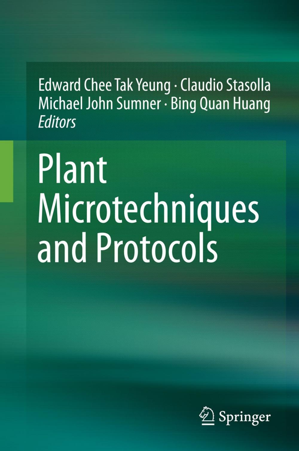 Big bigCover of Plant Microtechniques and Protocols