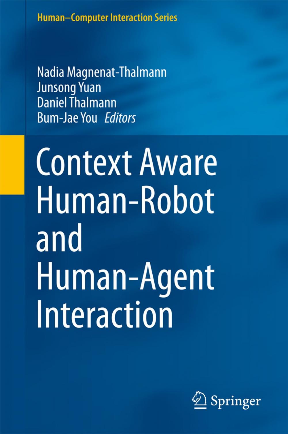 Big bigCover of Context Aware Human-Robot and Human-Agent Interaction