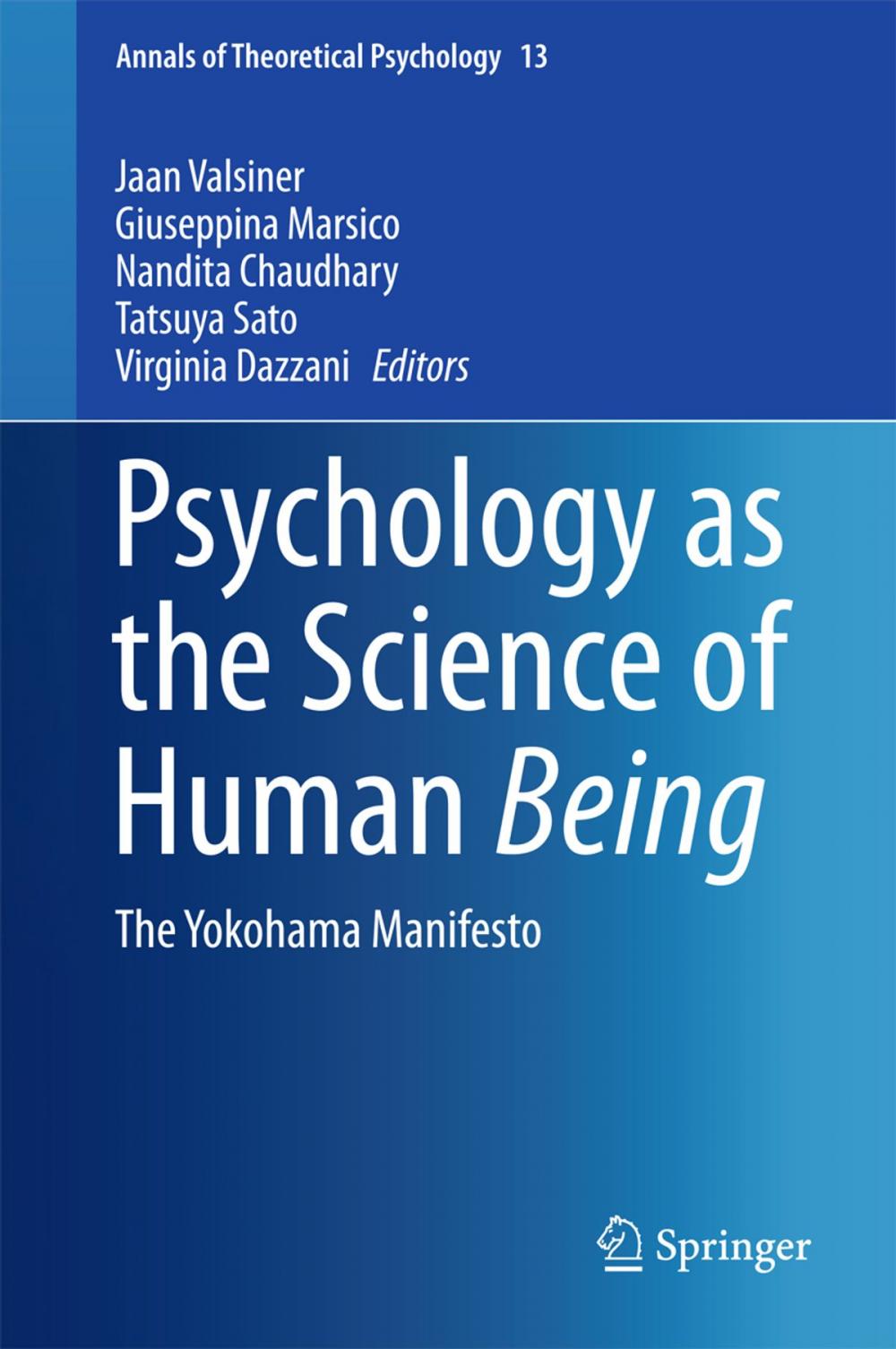 Big bigCover of Psychology as the Science of Human Being