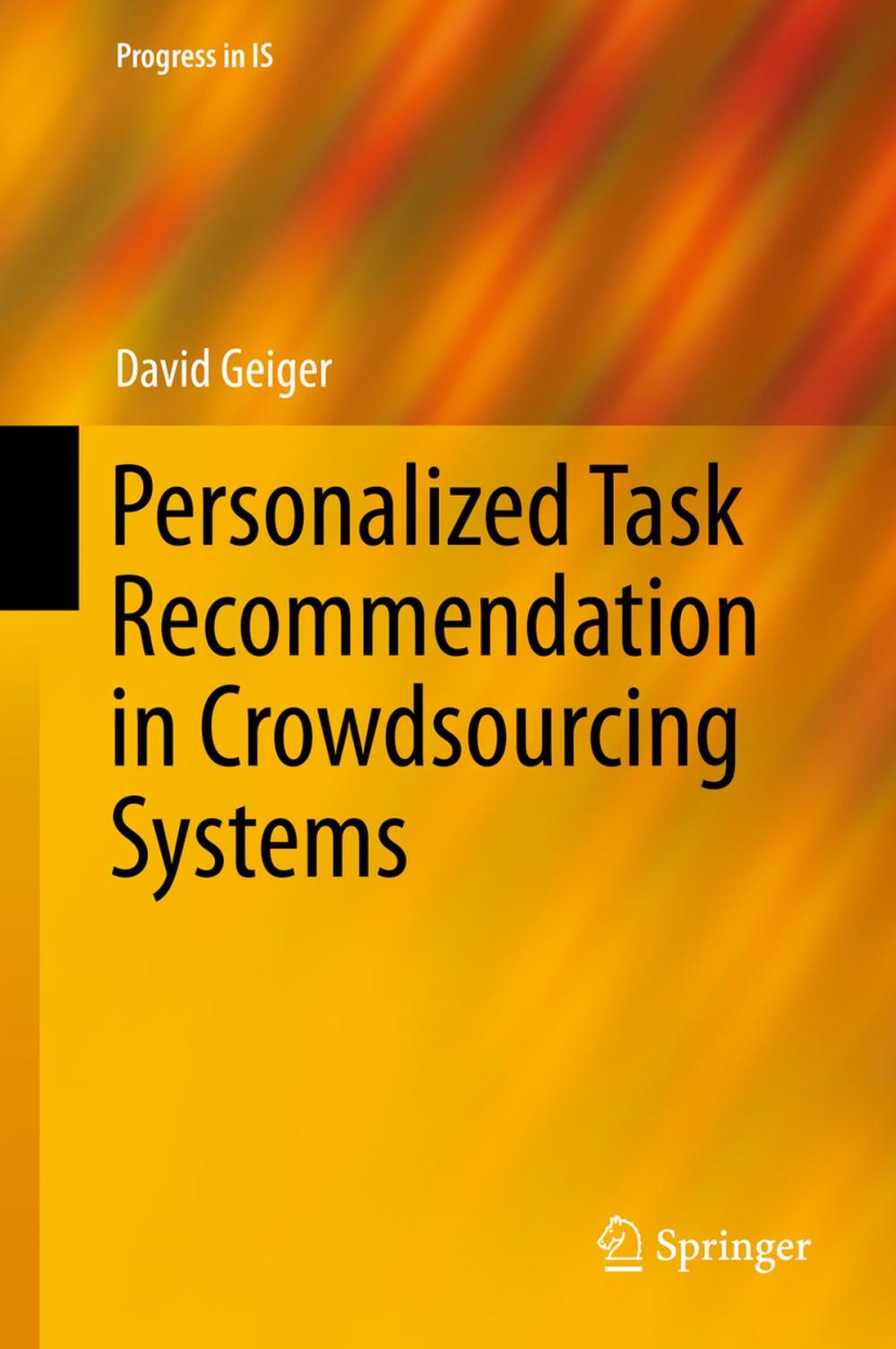 Big bigCover of Personalized Task Recommendation in Crowdsourcing Systems