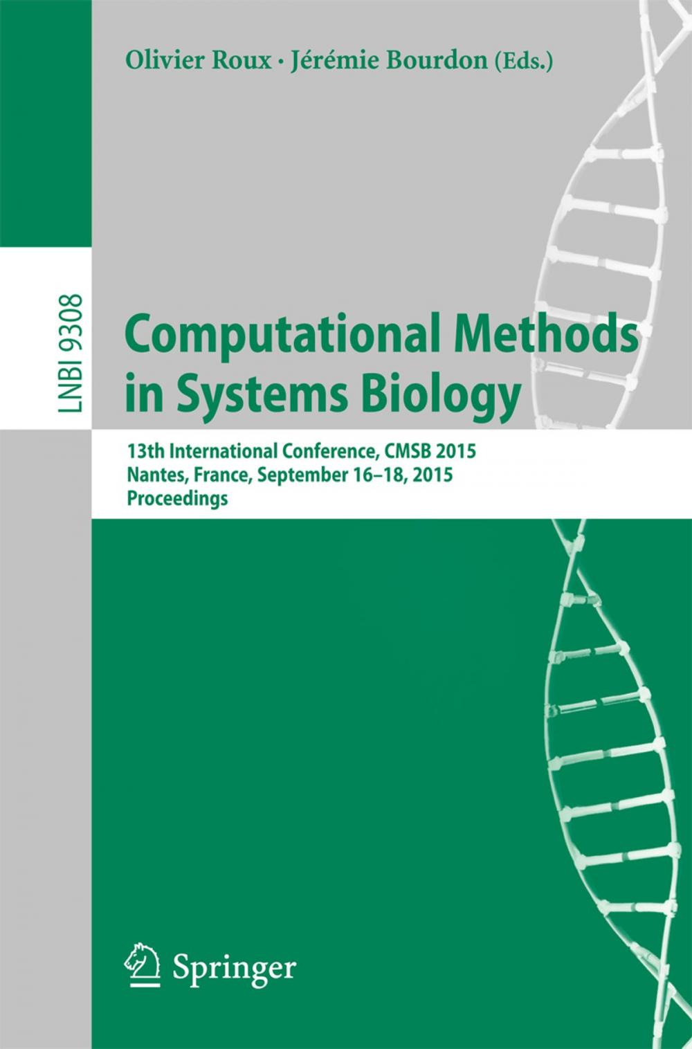 Big bigCover of Computational Methods in Systems Biology