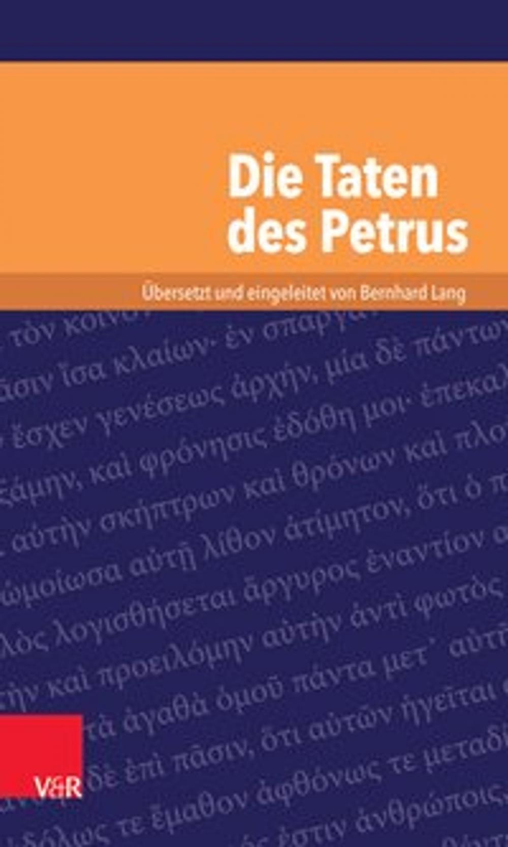 Big bigCover of Die Taten des Petrus