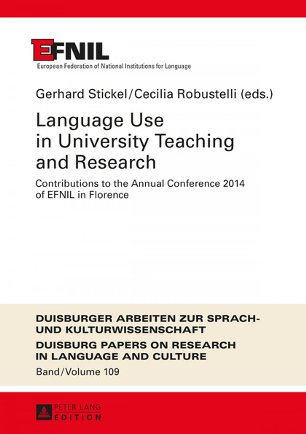 Big bigCover of Language Use in University Teaching and Research