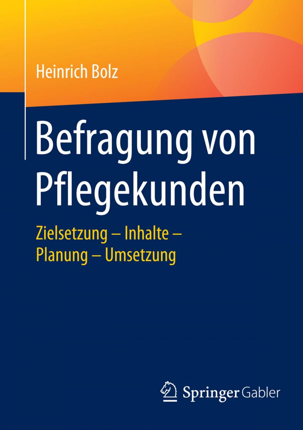 Big bigCover of Befragung von Pflegekunden