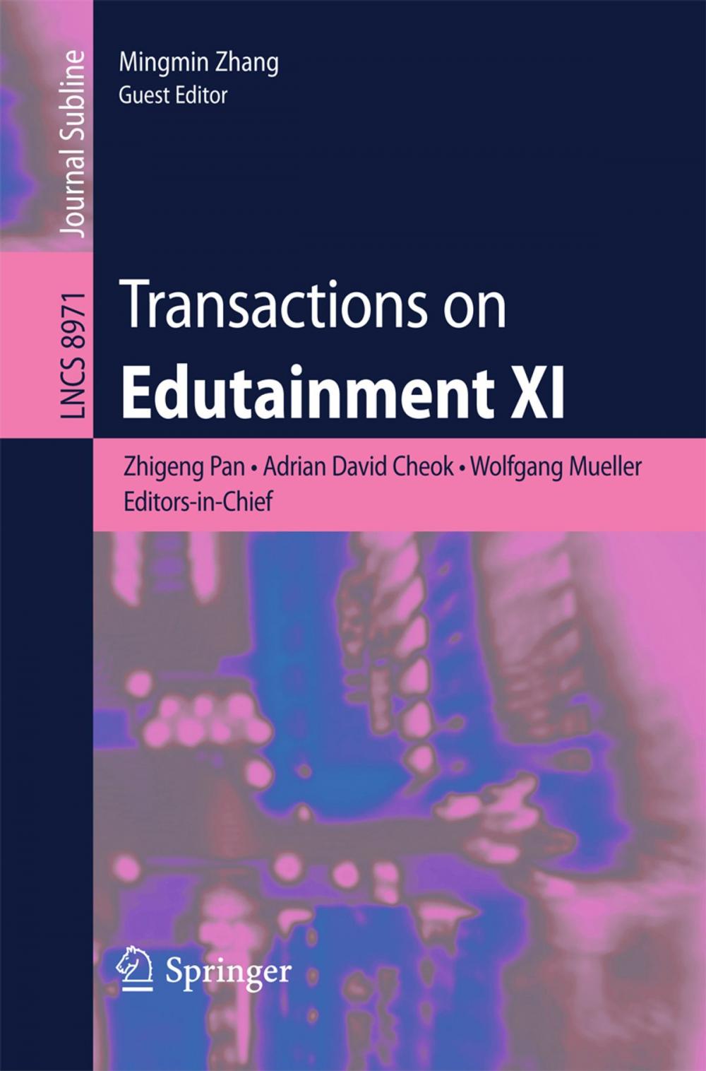 Big bigCover of Transactions on Edutainment XI