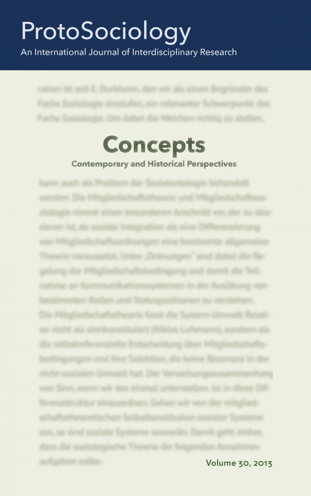 Big bigCover of Concepts: Contemporary and Historical Perspectives