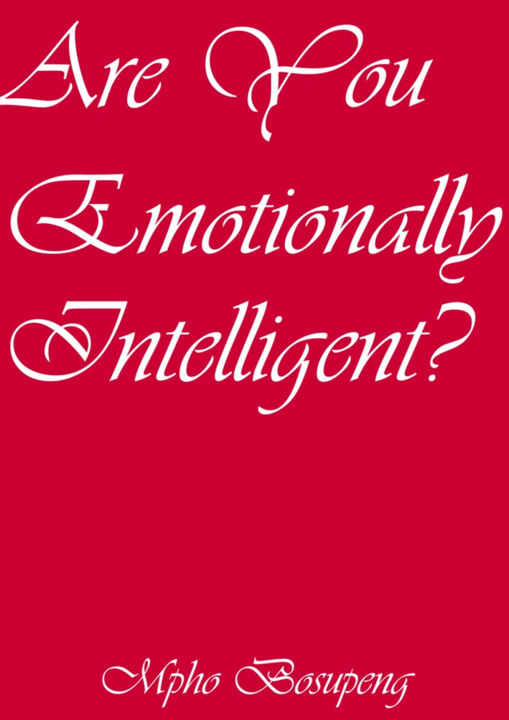 Big bigCover of Are You Emotionally Intelligent?