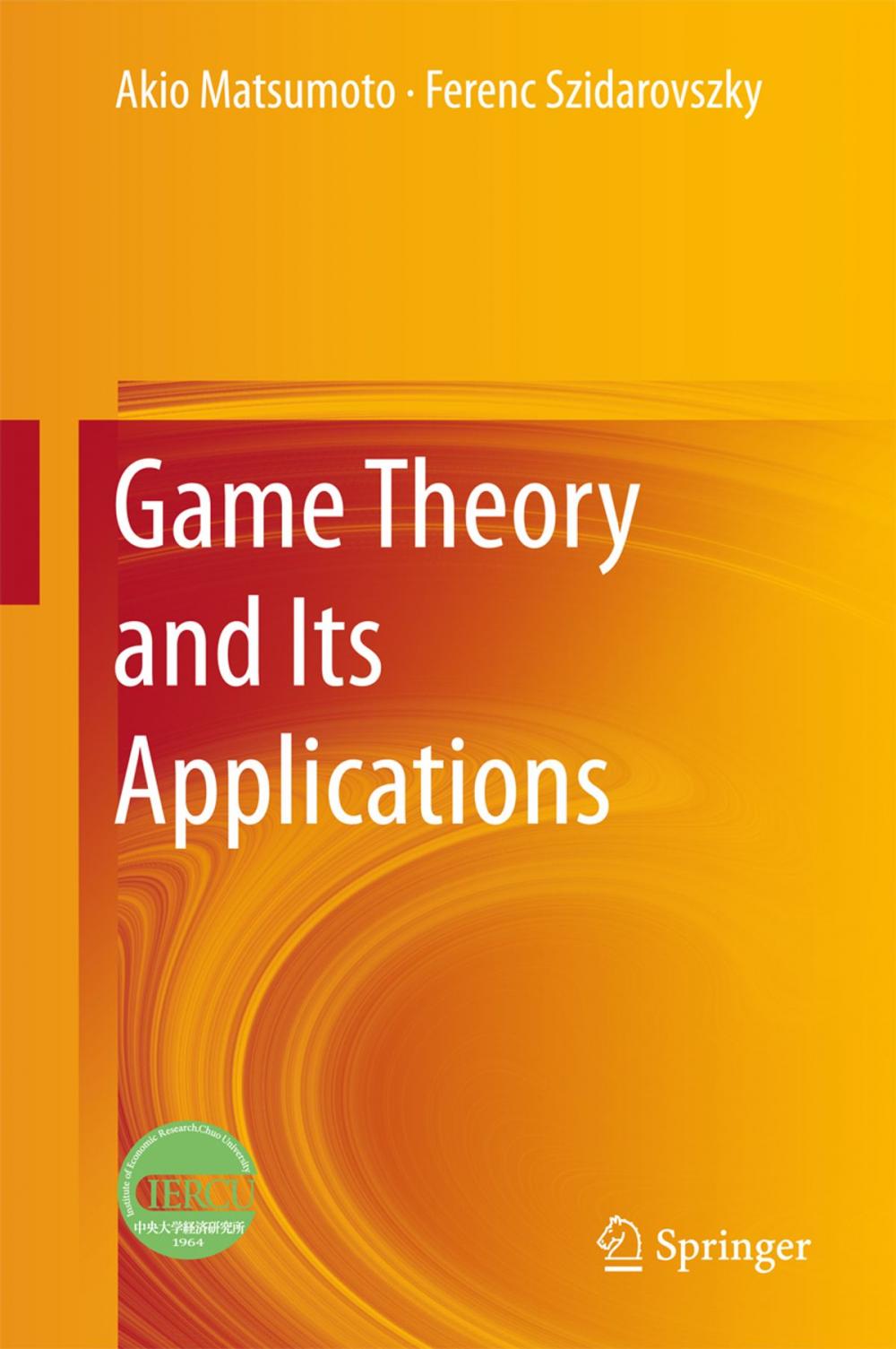 Big bigCover of Game Theory and Its Applications