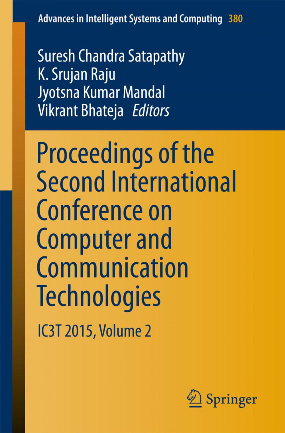 Big bigCover of Proceedings of the Second International Conference on Computer and Communication Technologies