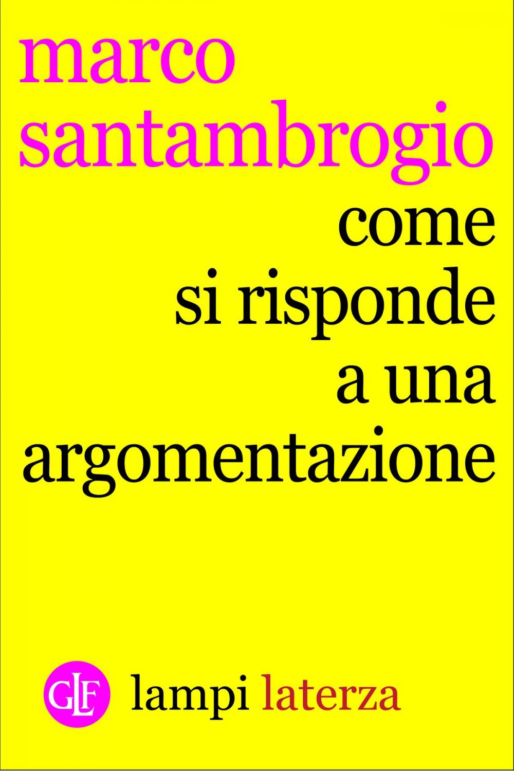 Big bigCover of Come si risponde a un'argomentazione