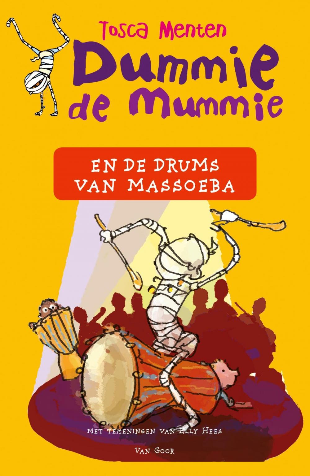 Big bigCover of Dummie de mummie en de drums van Massoeba