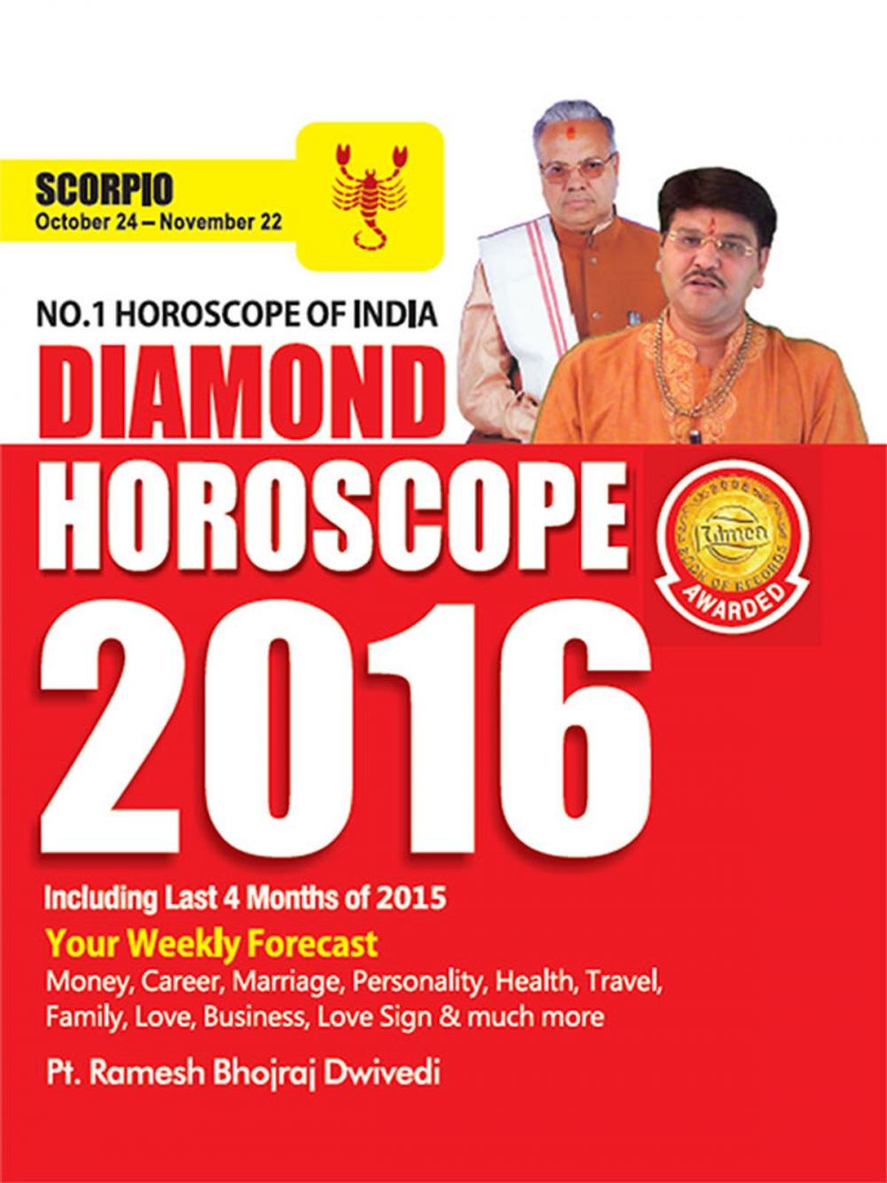 Big bigCover of Diamond Horoscope 2016 : Scorpio