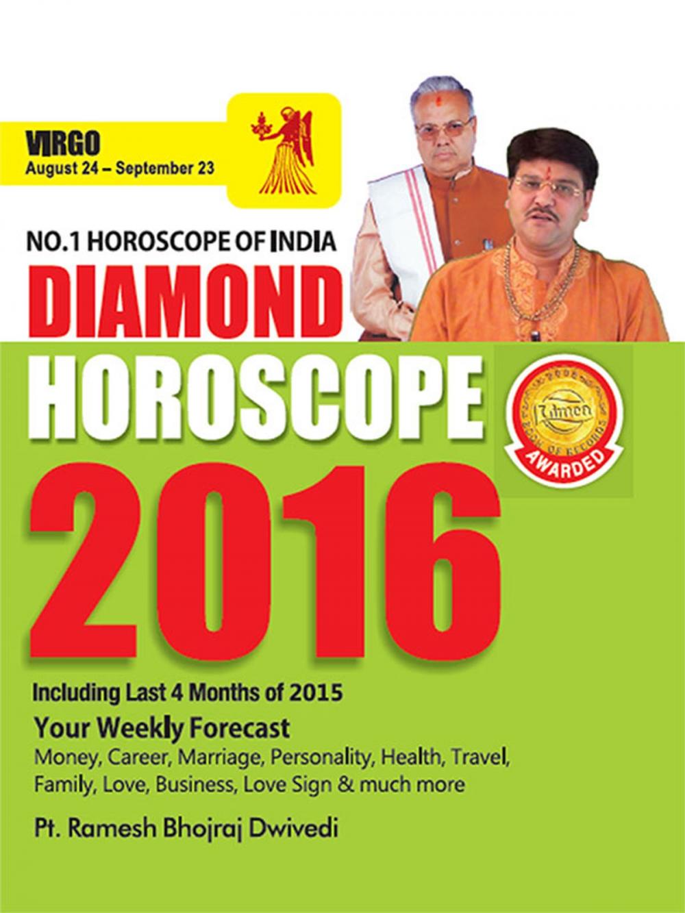 Big bigCover of Diamond Horoscope 2016 : Virgo