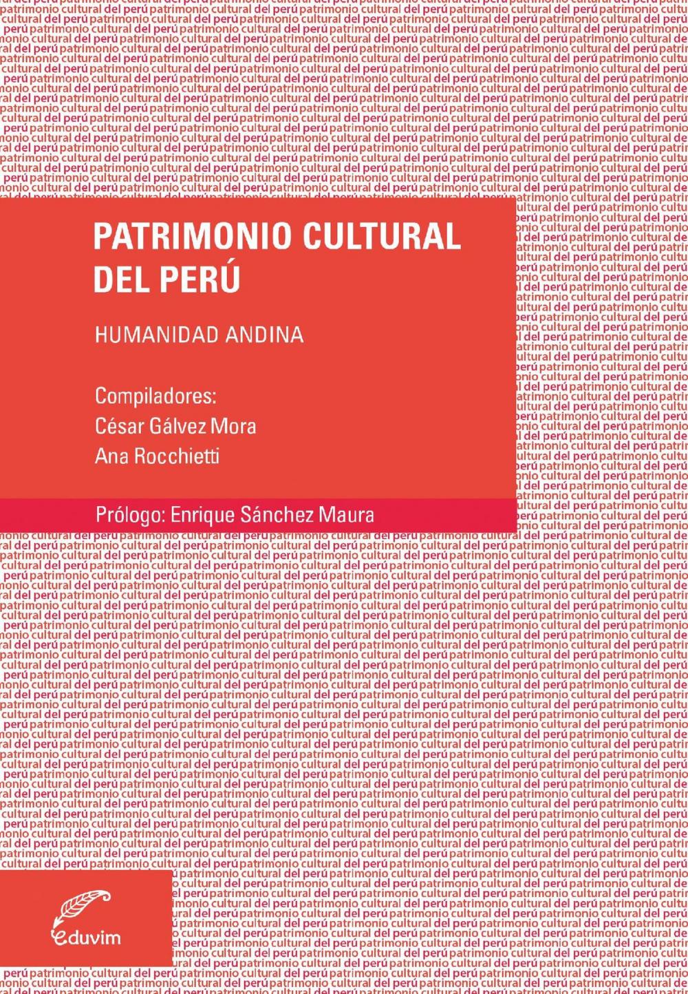 Big bigCover of Patrimonio cultural del Perú