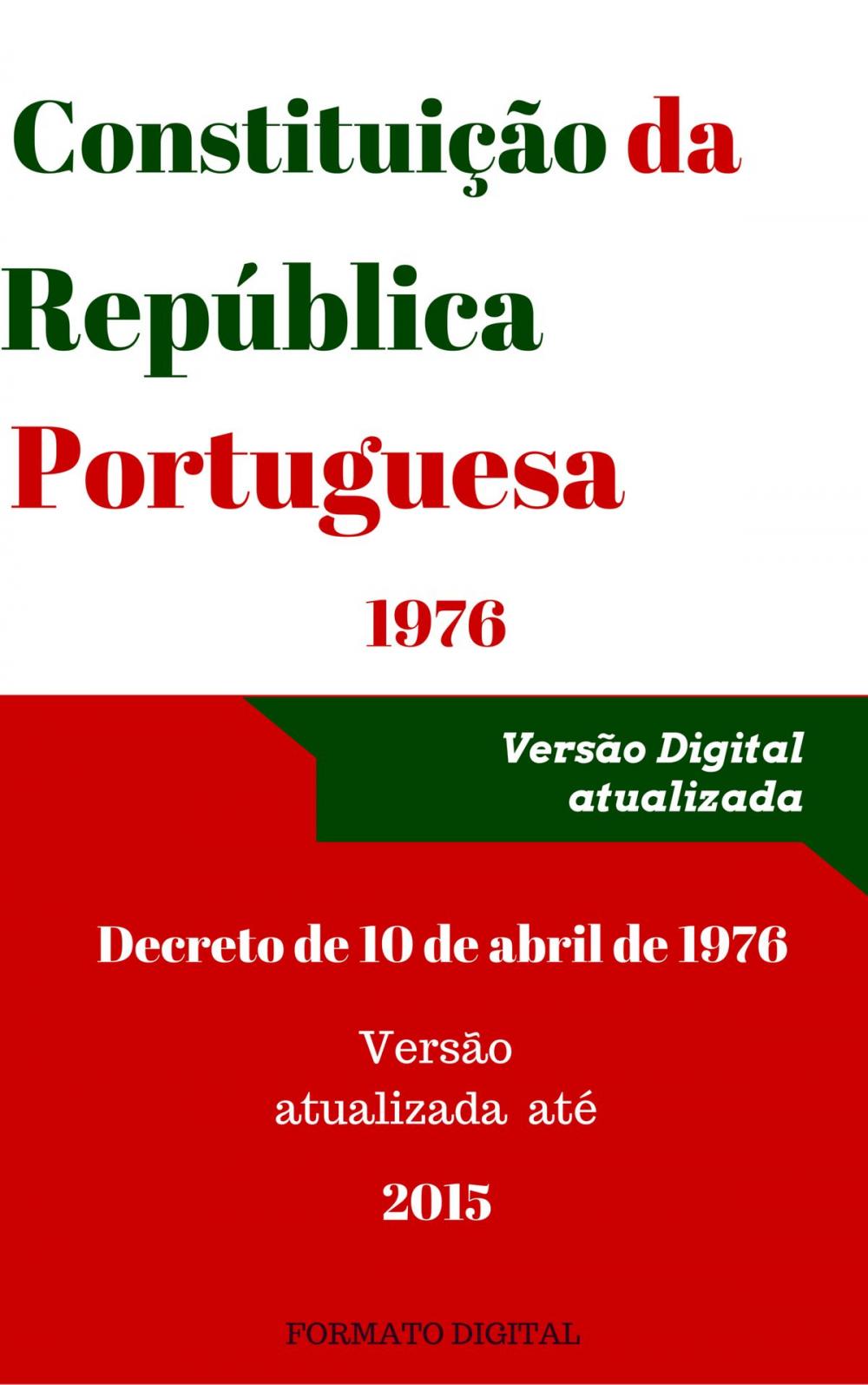 Big bigCover of Constituição da República Portuguesa