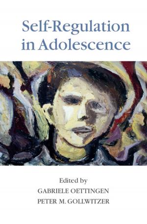 Cover of the book Self-Regulation in Adolescence by R. M. Sainsbury