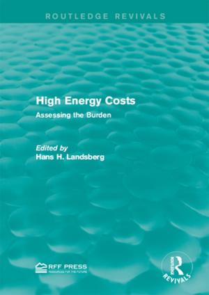 Cover of the book High Energy Costs by Daniel Memmert
