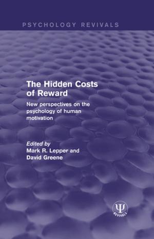 Cover of the book The Hidden Costs of Reward by Caroline Tagg