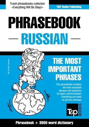 Cover of the book English-Russian phrasebook and 3000-word topical vocabulary by Simone Perugini, Domenico Cimarosa