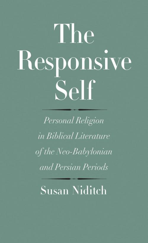 Cover of the book The Responsive Self by Susan Niditch, Yale University Press
