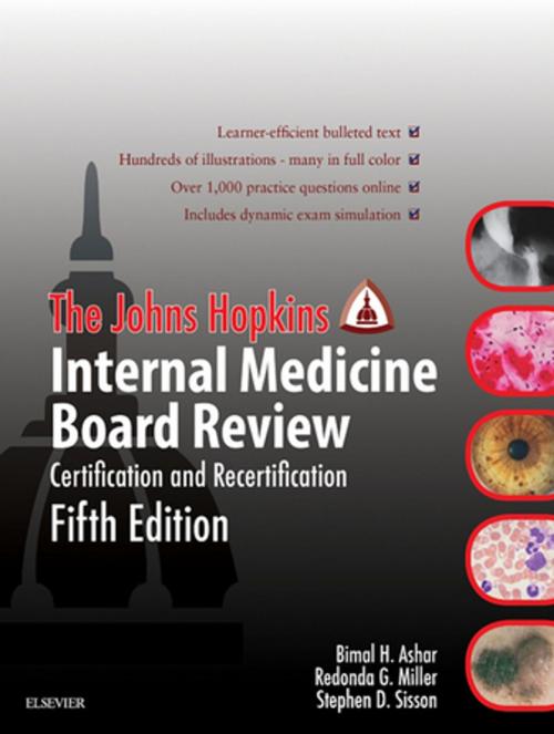 Cover of the book Johns Hopkins Internal Medicine Board Review E-Book by Johns Hopkins Hospital, Bimal Ashar, MD, MBA, Redonda Miller, MD, MBA, Stephen Sisson, MD, Elsevier Health Sciences