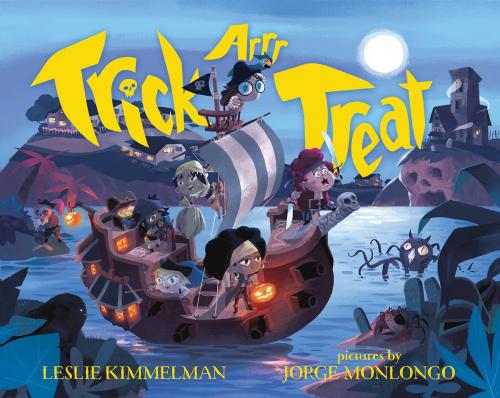 Cover of the book Trick ARRR Treat by Leslie Kimmelman, Jorge Monlongo, Albert Whitman & Company