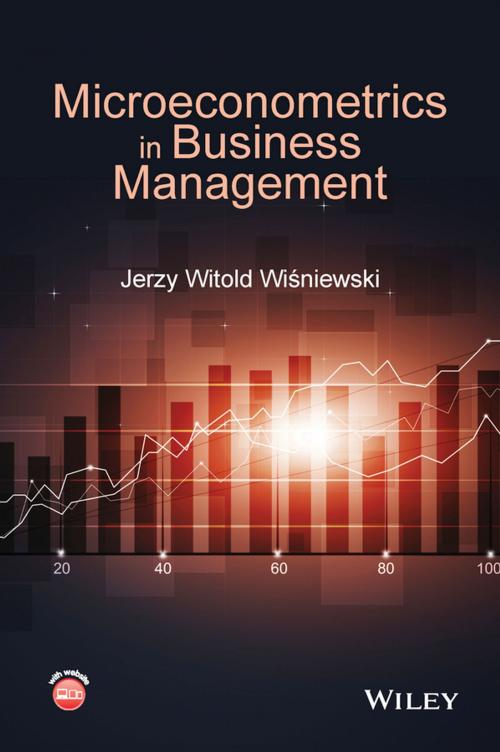 Cover of the book Microeconometrics in Business Management by Jerzy Witold Wisniewski, Wiley