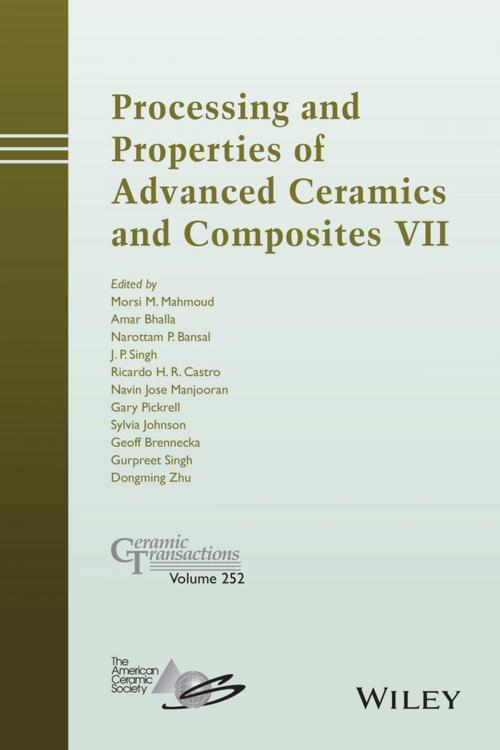 Cover of the book Processing and Properties of Advanced Ceramics and Composites VII by , Wiley