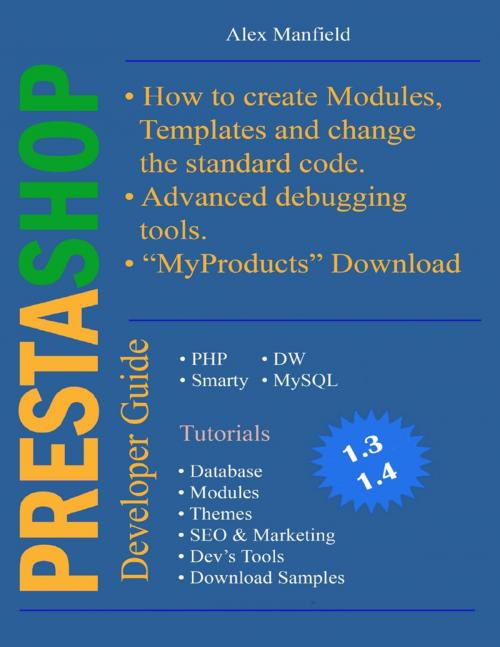 Cover of the book Prestashop Developer Guide by Alex Manfield, Lulu.com