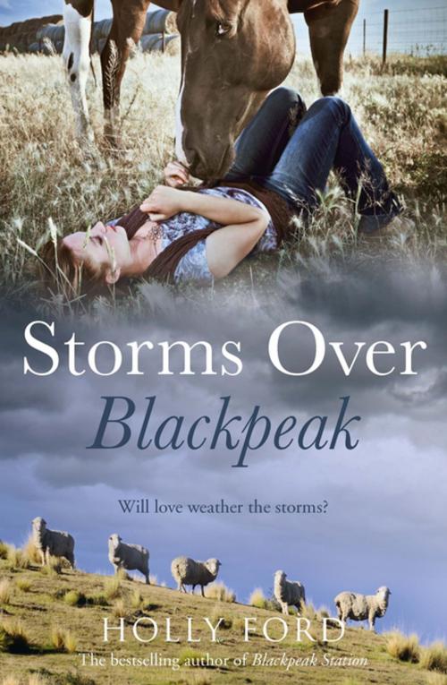 Cover of the book Storms Over Blackpeak by Holly Ford, Penguin Random House New Zealand