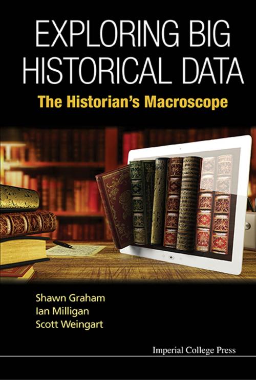 Cover of the book Exploring Big Historical Data by Shawn Graham, Ian Milligan, Scott Weingart, World Scientific Publishing Company