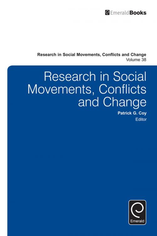 Cover of the book Research in Social Movements, Conflicts and Change by Patrick G. Coy, Emerald Group Publishing Limited