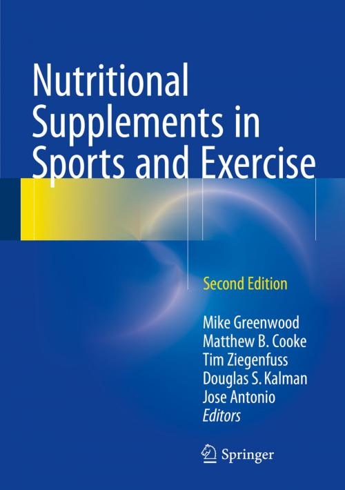 Cover of the book Nutritional Supplements in Sports and Exercise by , Springer International Publishing