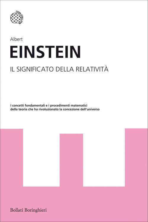 Cover of the book Il significato della relatività by Albert Einstein, Bollati Boringhieri