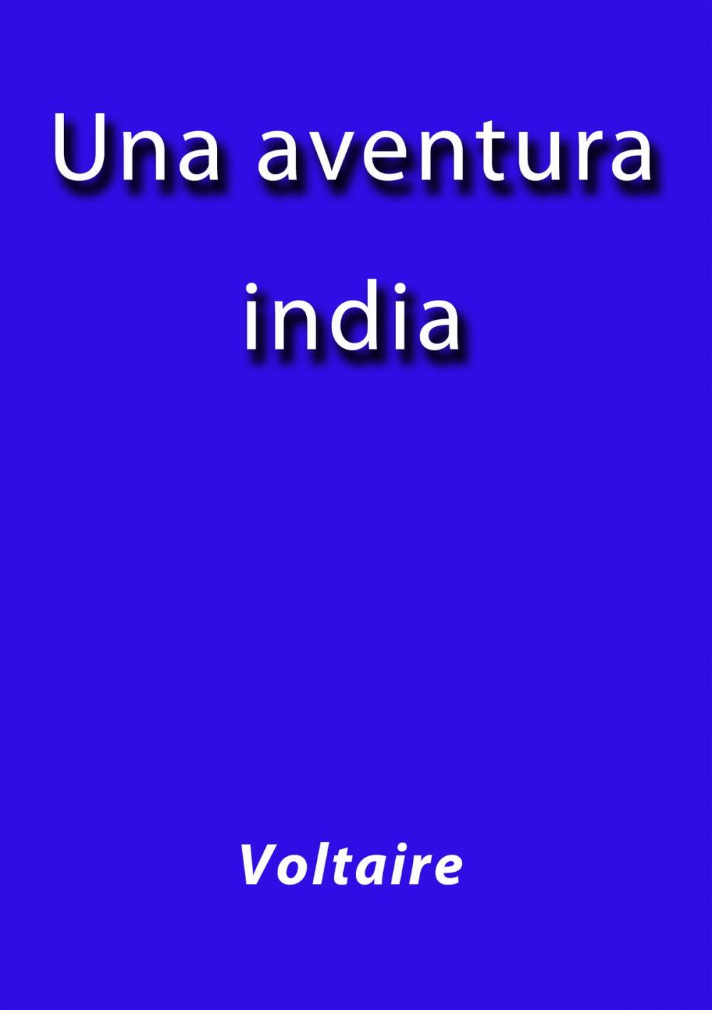 Big bigCover of Una aventura india