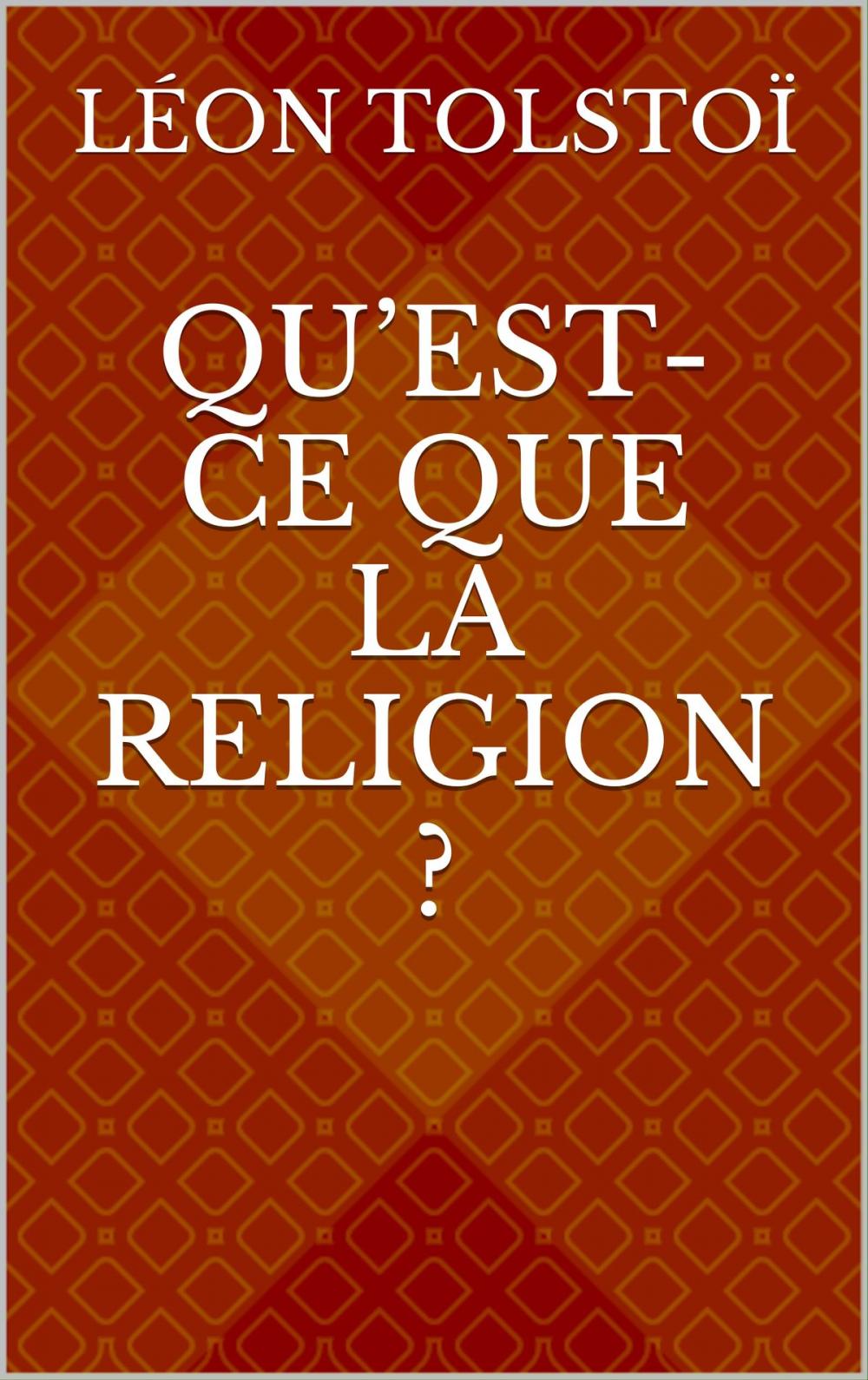 Big bigCover of Qu’est-ce que la religion ?