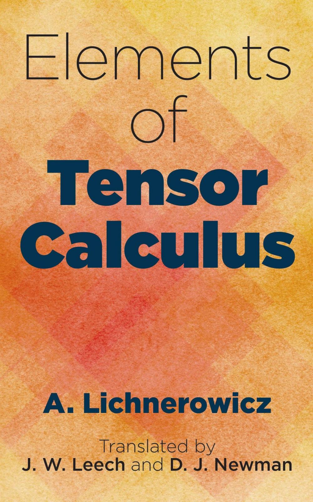 Big bigCover of Elements of Tensor Calculus