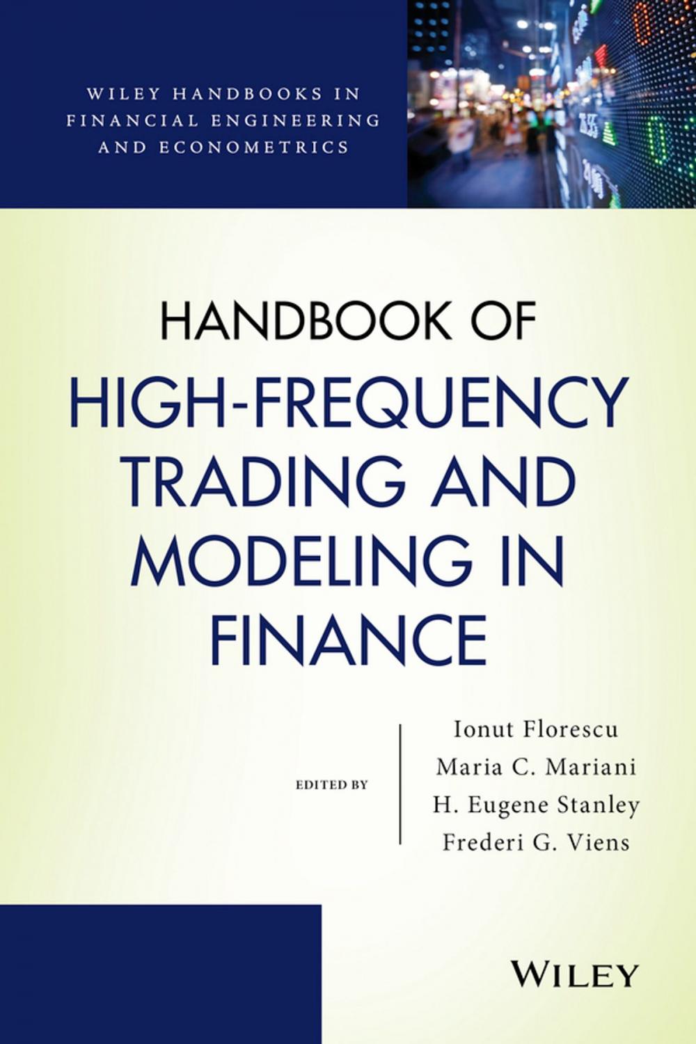 Big bigCover of Handbook of High-Frequency Trading and Modeling in Finance