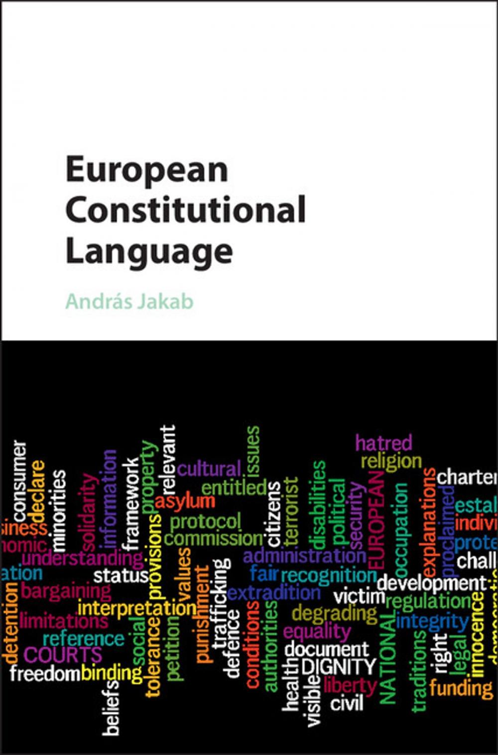 Big bigCover of European Constitutional Language