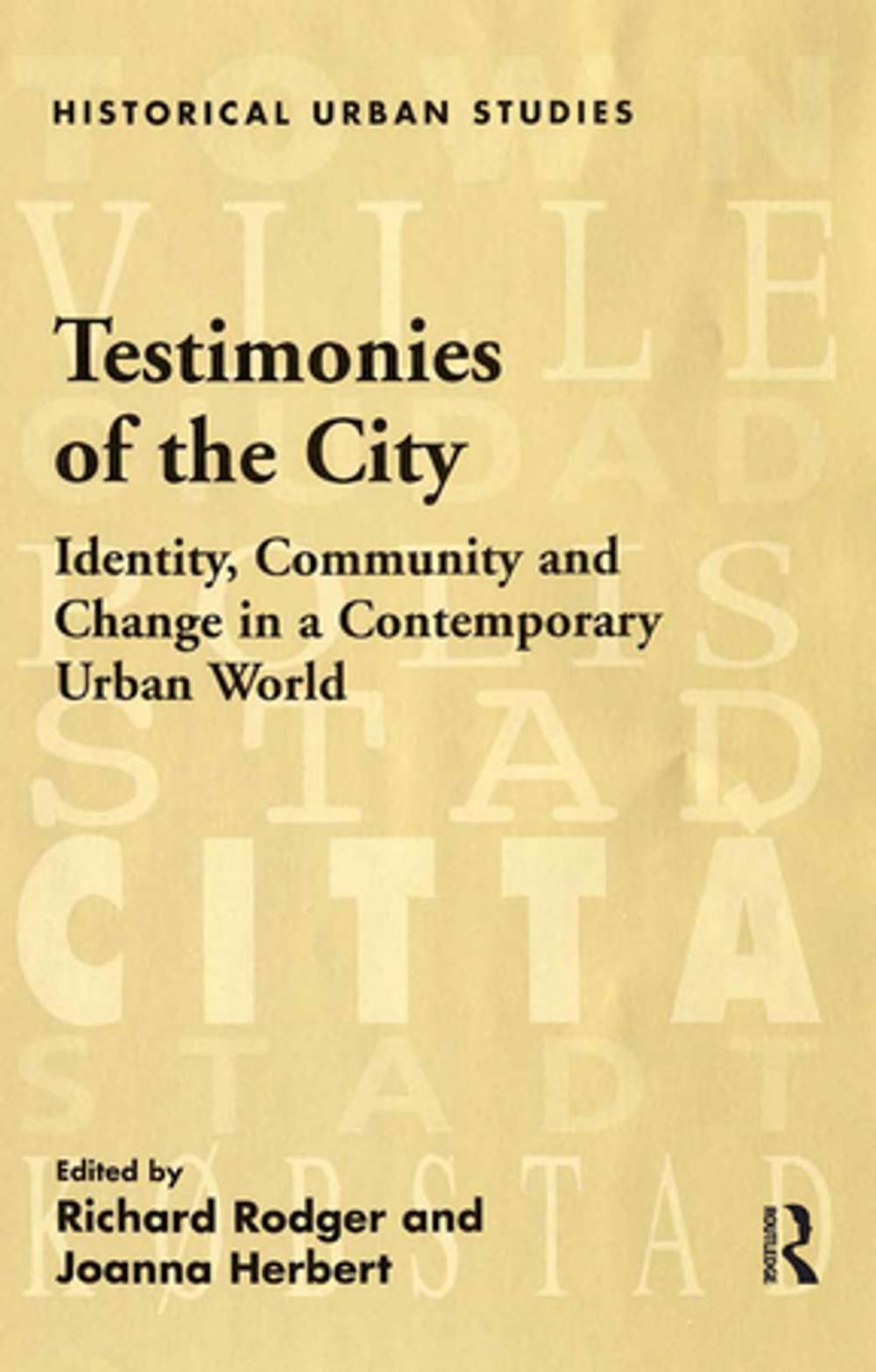 Big bigCover of Testimonies of the City