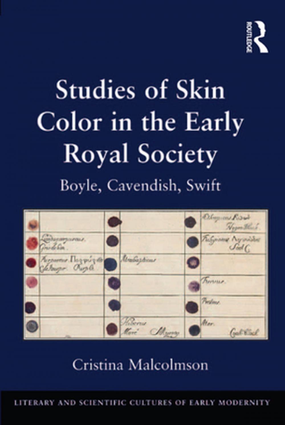 Big bigCover of Studies of Skin Color in the Early Royal Society