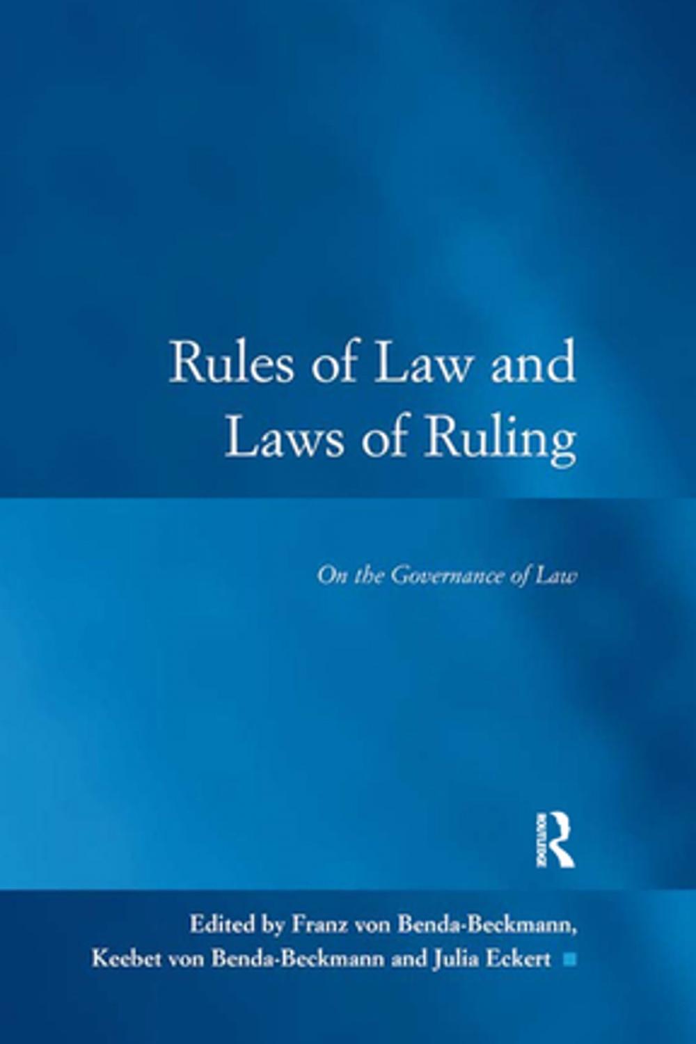 Big bigCover of Rules of Law and Laws of Ruling