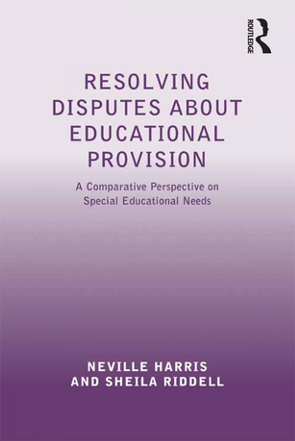 Big bigCover of Resolving Disputes about Educational Provision