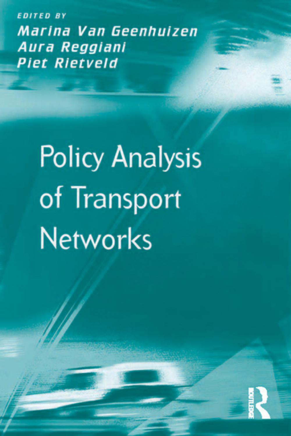 Big bigCover of Policy Analysis of Transport Networks