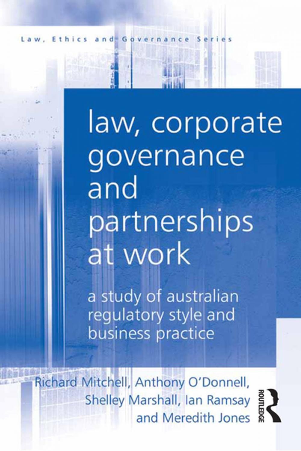 Big bigCover of Law, Corporate Governance and Partnerships at Work