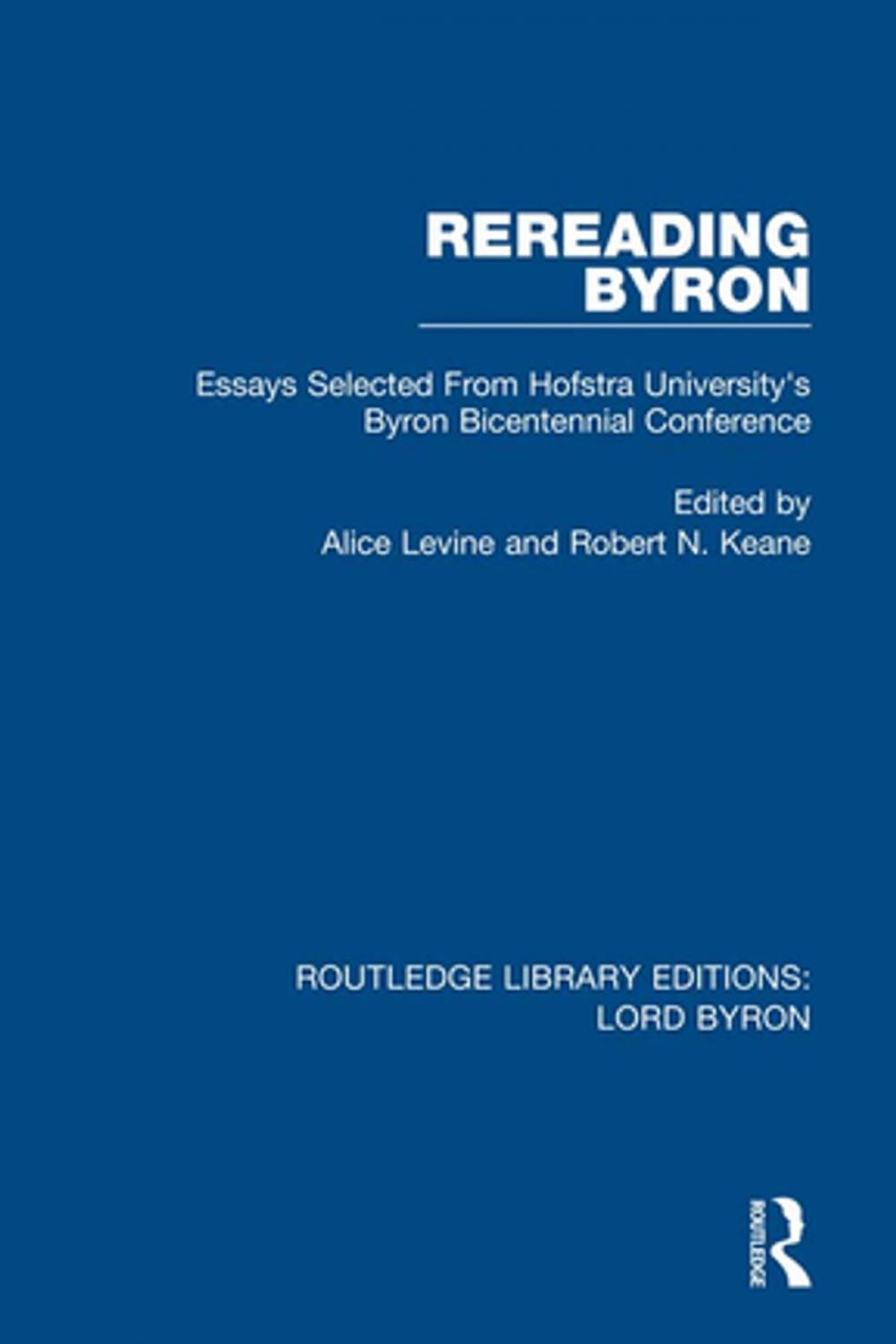 Big bigCover of Rereading Byron